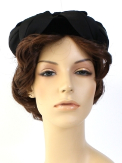 1940's Womens Accessories - Flat Top Hat
