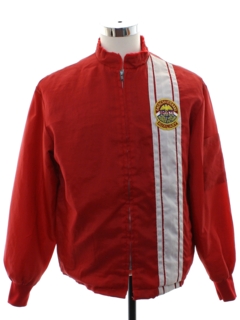 1980's Mens Totally 80s Racing Jacket