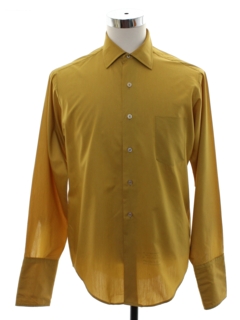 1960's Mens Mod French Cuff Shirt