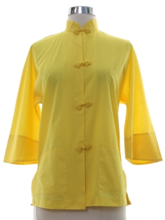 1980's Womens Cheongsam Shirt