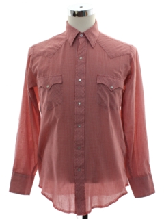 1980's Mens Western Shirt