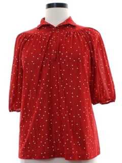 1980's Womens Totally 80s Secretary Shirt
