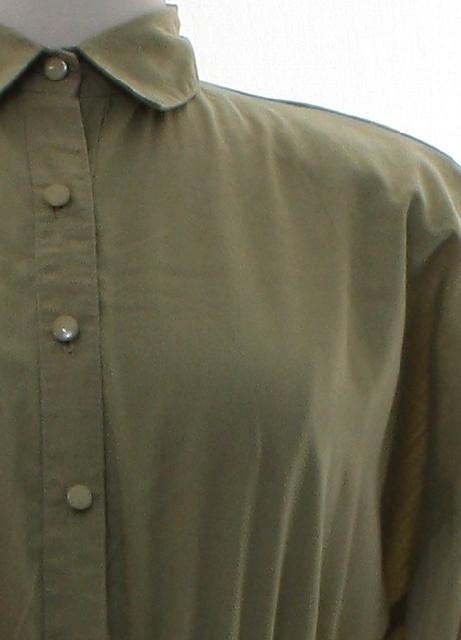 80's Vintage Dress: 80s -The American Shirt dress- Womens