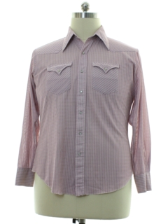 1970's Mens Western Shirt