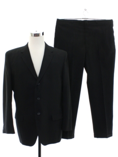 1960's Mens Mod Blended Wool Suit
