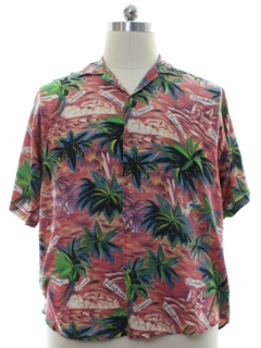 1980's Mens Rayon Hawaiian Shirt