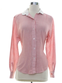 1980's Womens Totally 80s Preppy Shirt