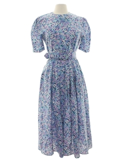 Vintage 1980's Short Sleeve Dresses at RustyZipper.Com Vintage Clothing