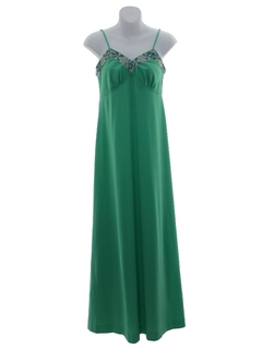 1970's Womens A-Line Maxi Dress