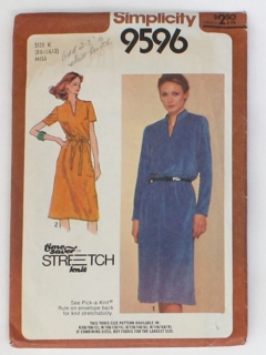 1980's Womens Sewing Pattern