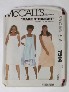 1980's Womens Sewing Pattern