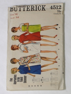 1960's Womens Sewing Pattern