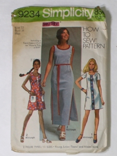 1970's Womens Sewing Pattern