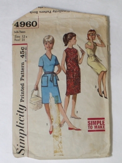 1960's Womens Sewing Pattern