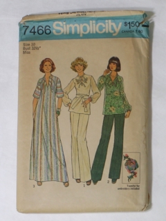 1970's Womens Sewing Pattern