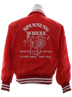 1980's Mens Baseball Style Snap Jacket