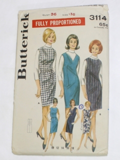 1960's Womens Sewing Pattern