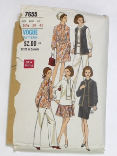 1960's Womens Sewing Pattern