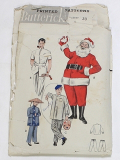 1960's Mens/Boys Sewing Pattern