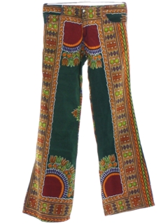 1960's Mens Hippie Bellbottom Pants