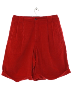 1980's Womens Totally 80s Corduroy Shorts