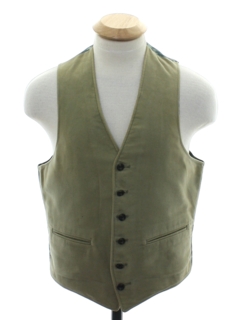 1960's Mens Mod Suit Vest