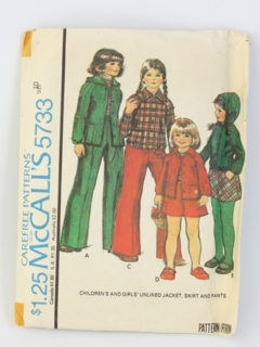 1970's Womens/Childs Sewing Pattern