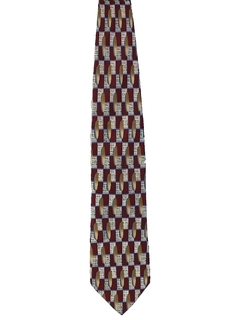 1990's Mens Wide Silk Necktie