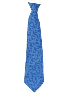 1960's Mens Wide Mod Disco Clip-on Necktie