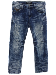 1990's Mens y2k Acid Washed Grunge Jeans Pants