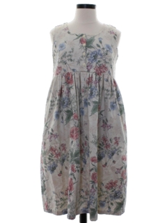1980's Womens Totally 80s Dress