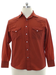 1980's Mens Western Shirt