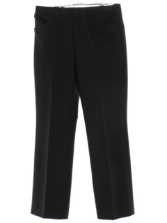 1970's Mens Dark brown Western Leisure Pants