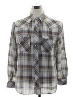 1980's Mens Western Shirt