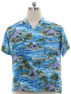 1950's Mens Hawaiian Shirt