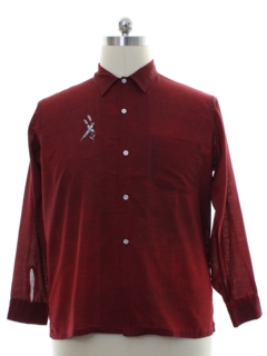 1960's Mens Mod Sport Shirt