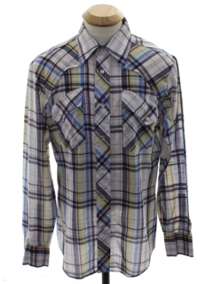 1980's Mens Western Shirt