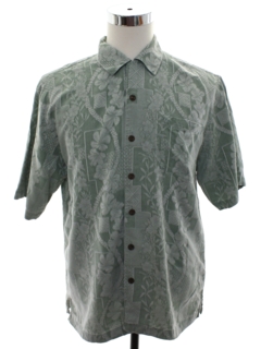 1990's Mens Jamaica Jaxx Silk Hawaiian Shirt