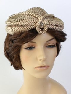 1940's Womens Accessories - Flat Hat