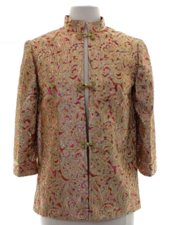 1990's Womens Cheongsam Style Tunic Jacket