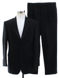 1980's Mens Tuxedo Ensemble Suit