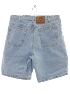 old man jean shorts