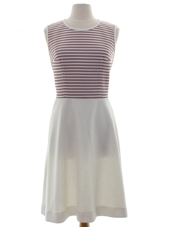 1970's Womens Mod Knit Dress