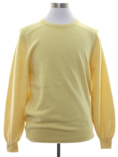 1960's Mens Preppy Wool Pullover Sweater