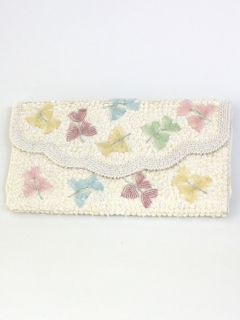 1980's Womens Accessories - Beaded Clutch Purse