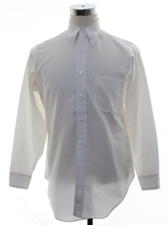 1960's Mens Mod Ivy League Preppy Shirt