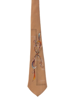 1950's Mens Hand Painted Swing Necktie