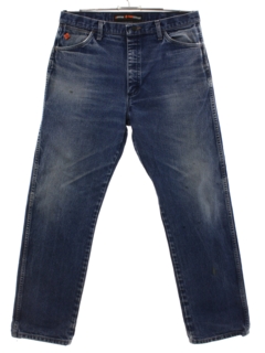 1990's Mens Grunge Wrangler Flame Resistant Denim Jeans Pants