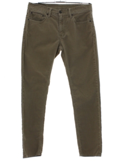 1990's Mens Levis 511 Tapered Skinny Leg Corduroy Pants