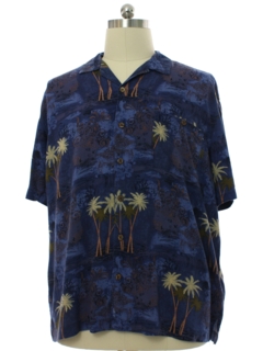 1990's Mens Rayon Hawaiian Shirt